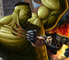 Wolvie's really just mad that Hulk's deoderant stopped working...