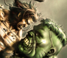Hulk's not too fond of Weapon X's way of saying hello.