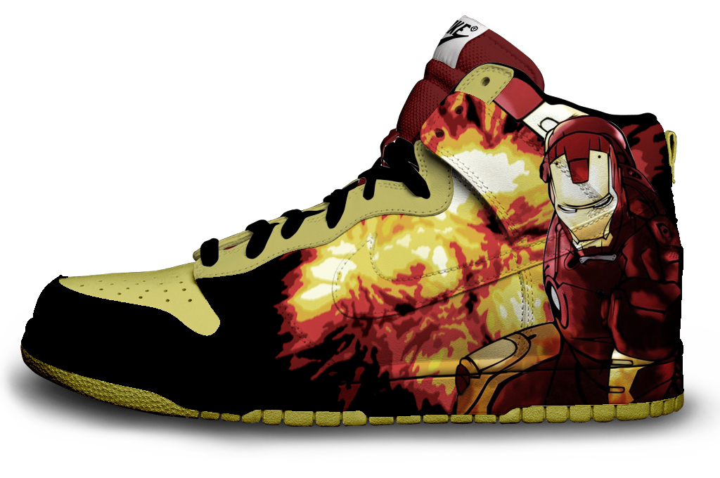 custom iron man shoes