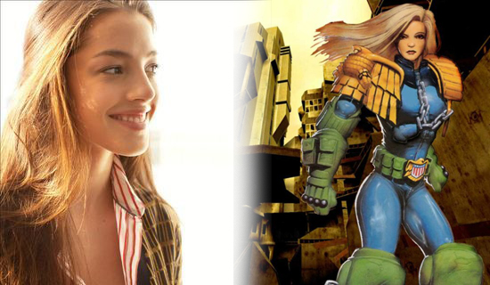 Thirlby in Judge Dredd?