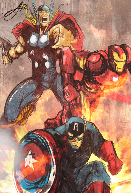 avengers fan art