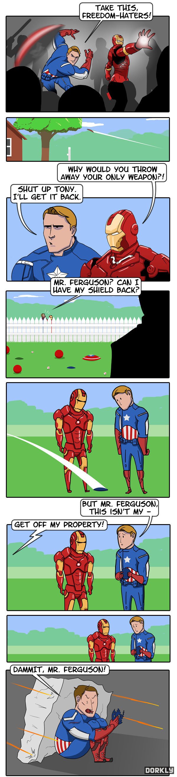 captain america's shield not a boomerang
