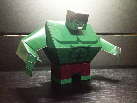comic book paper toys