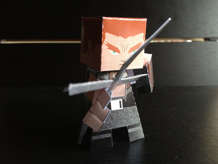 comic book paper toys