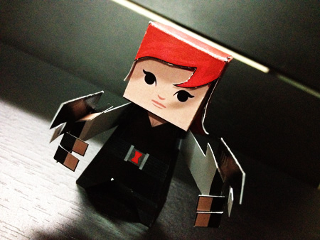 comic book paper toys
