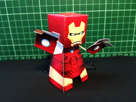 comic book paper toys