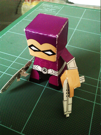 comic book paper toys