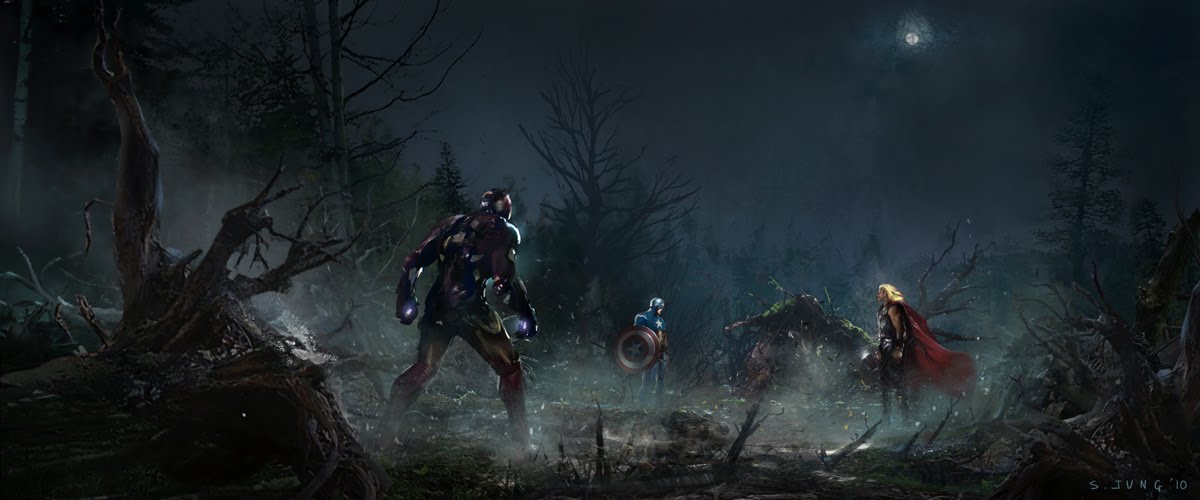 avengers concept art