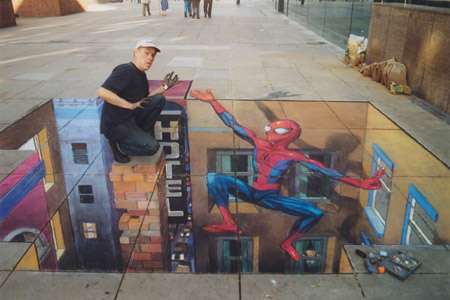 spider-man graffiti