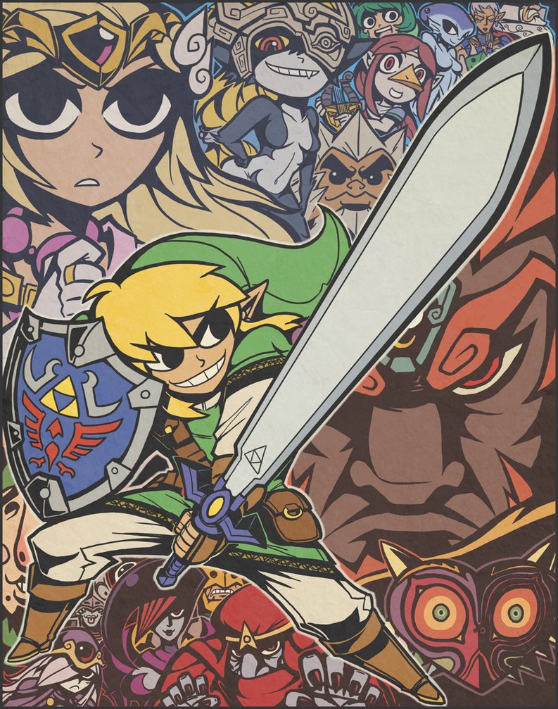 the legend of zelda art