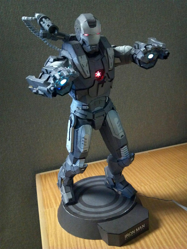paper toy war machine